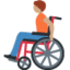 person in manual wheelchair: medium skin tone