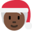 mx claus: dark skin tone