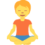 person in lotus position