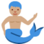 merman: peau légèrement mate