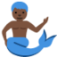 merman: peau foncée