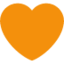 orange heart